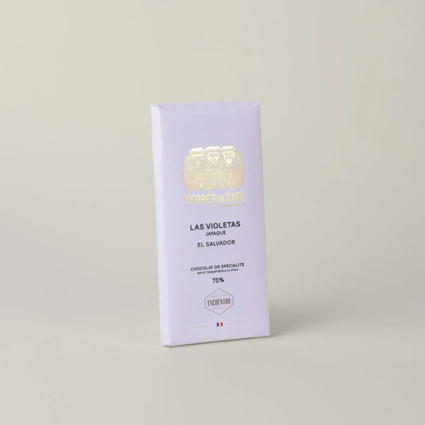Specialty cocoa | TDC X ENCUENTRO Les Violetas 70% Salvador - Chocolate Bar -75g | Online Shop