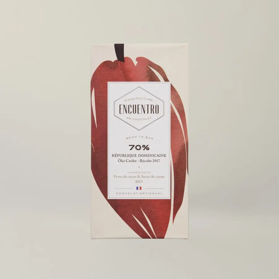 Tablette de chocolat Encuentro - 70% République Dominicaine | Vente en Ligne
