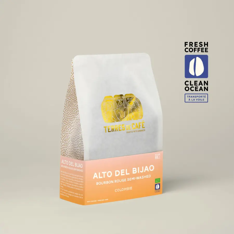 Café de spécialité I Café Alto del Bijao Bourbon Rouge Semi-Washed Bio | Vente en ligne