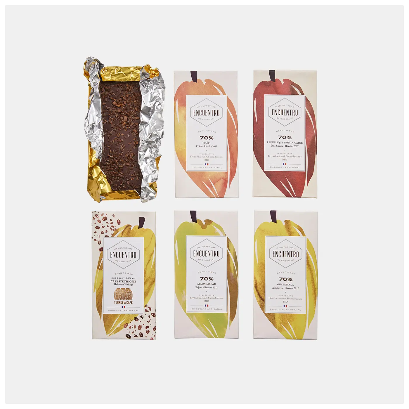 Tablette de chocolat Encuentro - 70% République Dominicaine | Vente en Ligne