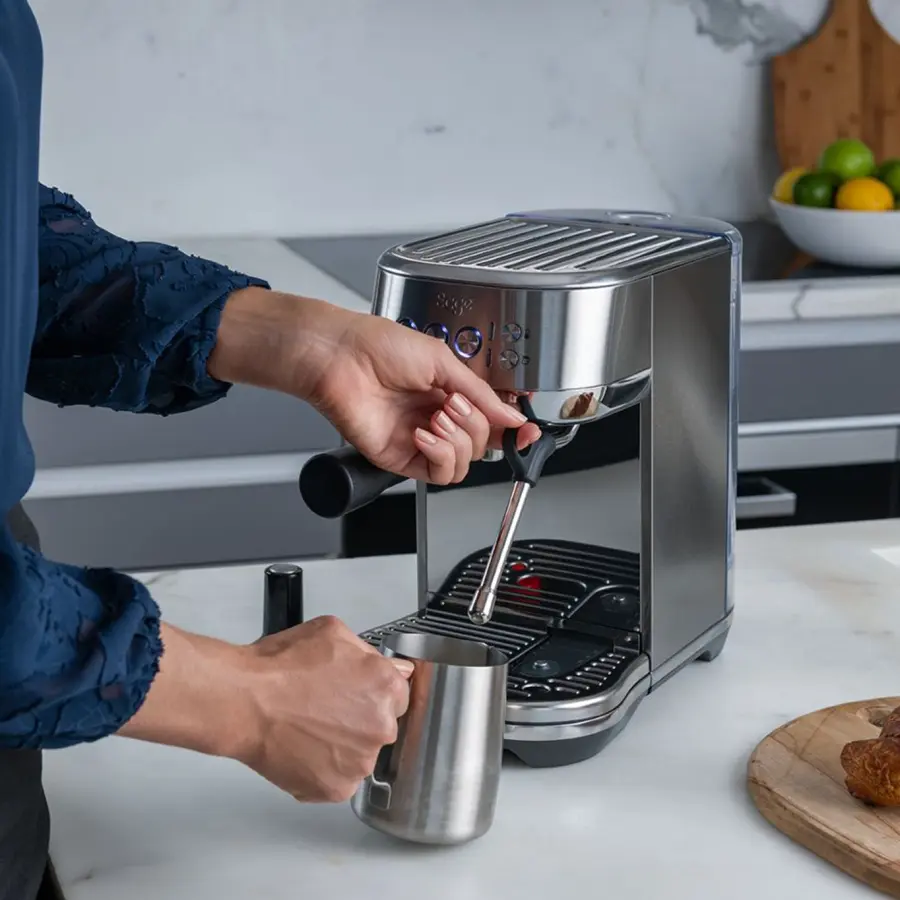 The Bambino Plus - Machine à café expresso automatique - Acier inoxydable brossé Machines à café