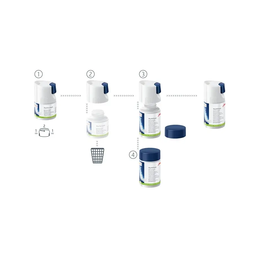 Milk System Detergent (Mini-tabs) Refill Bottle Jura - 90 g