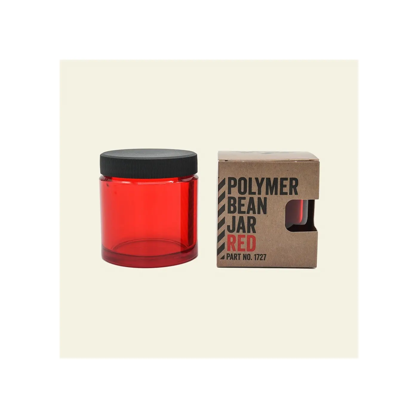 Polymer Bean Jar for Nitro Blade C40 mill - Red - Comandante I Buy Online