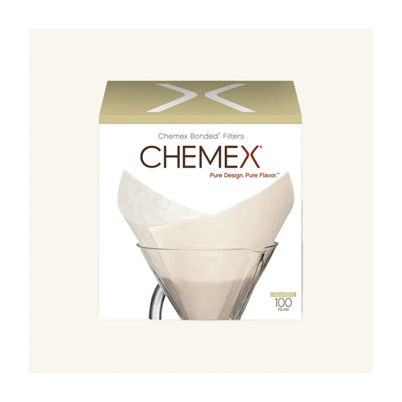 100 Chemex bonded filters - 6 to 8 cups
