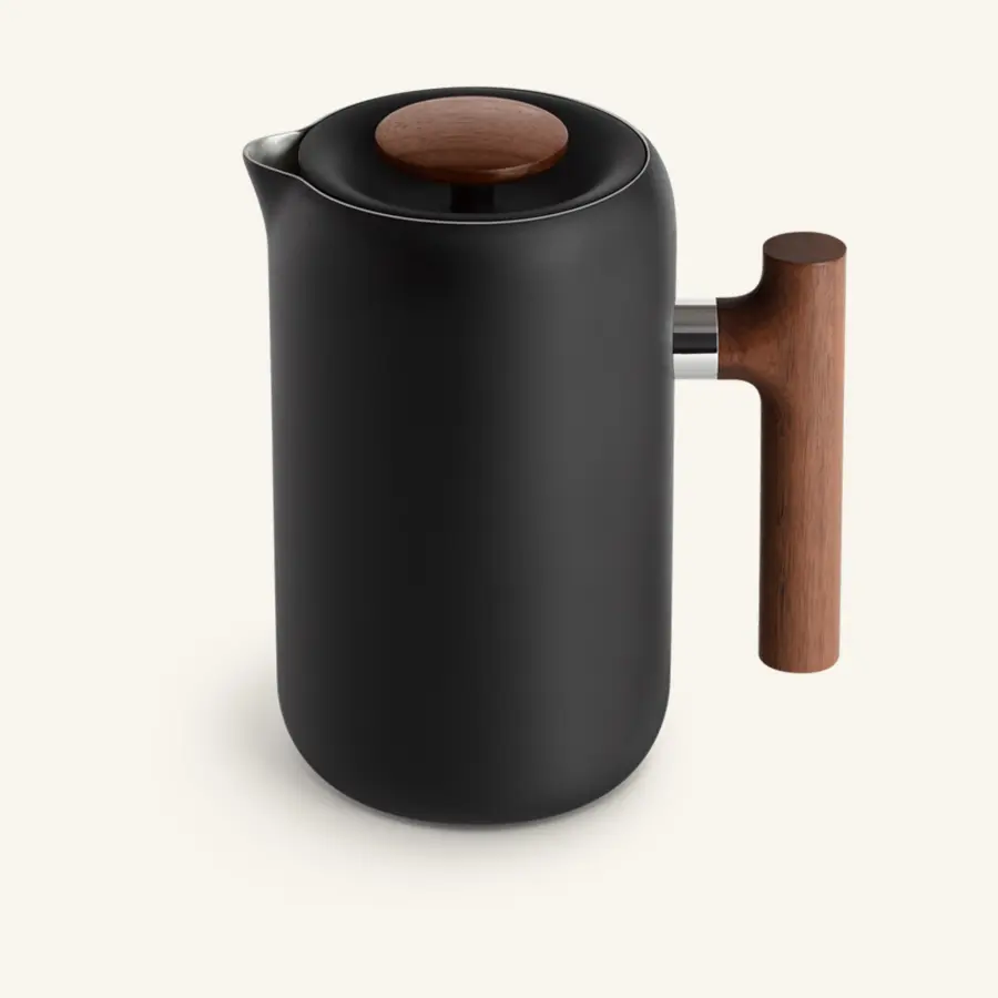 Clara - Cafetière à piston 700mL - Noire et bois Cafetières et bouilloires