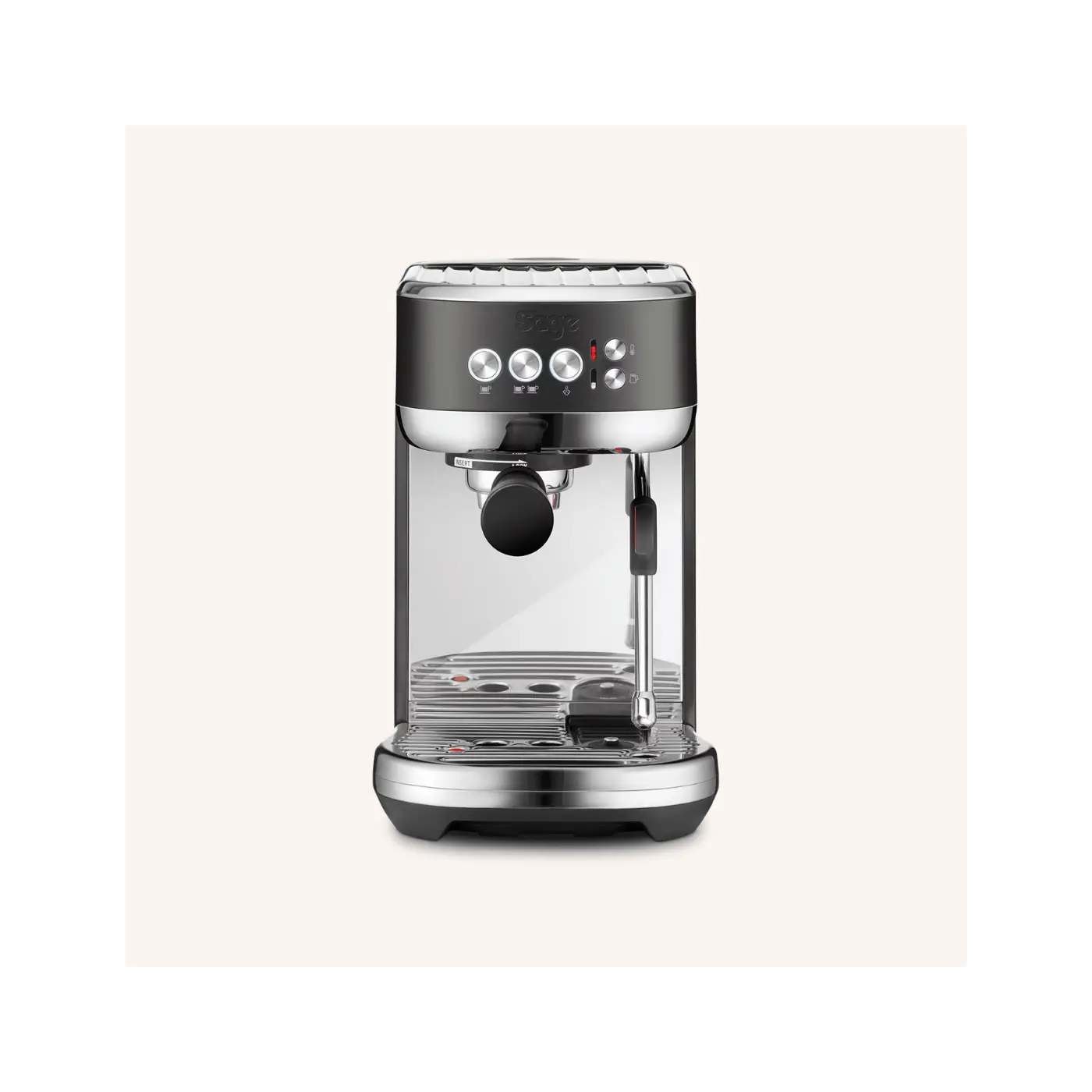 The Bambino Plus - Machine à café expresso automatique - Acier inoxydable noir Machines à café