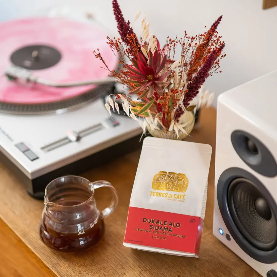 Specialty coffee by Terres de Café - Coffee Dukale - Alo Heirloom Red Honey