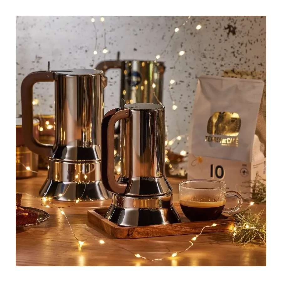 Alessi 9090 Moka Pot - 1 cups| Terres de Café