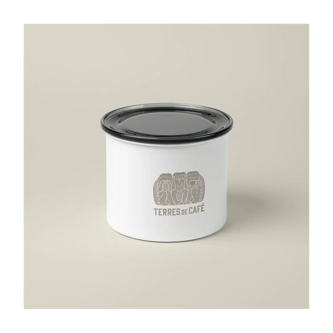 White Airscape airtight container - 250 g | Online Sale