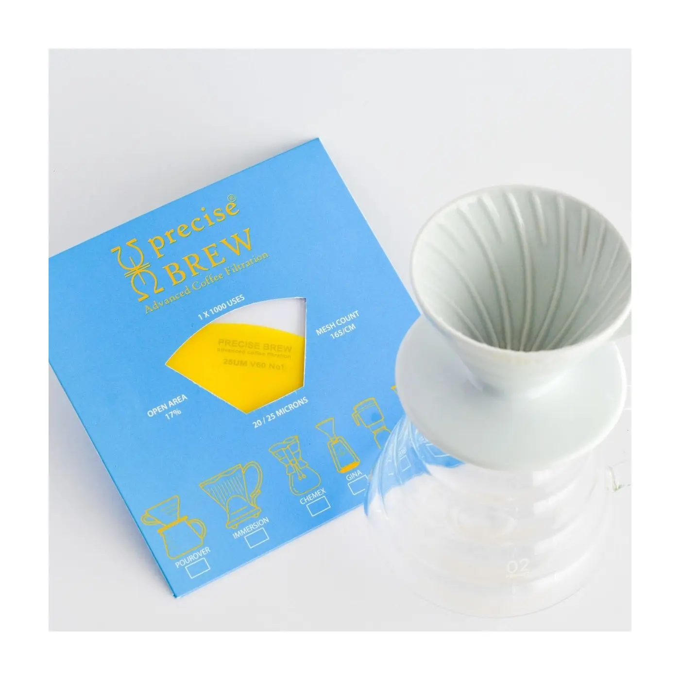 Filtre réutilisable pour V60 - 2 tasses | Vente en Ligne