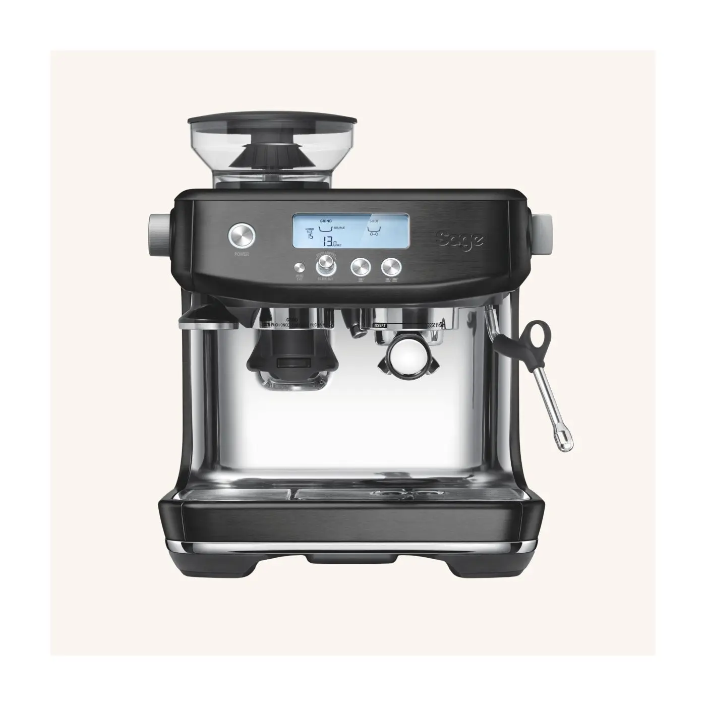 Machine à café expresso | The Barista Pro - Acier inoxydable noir| Vente en Ligne