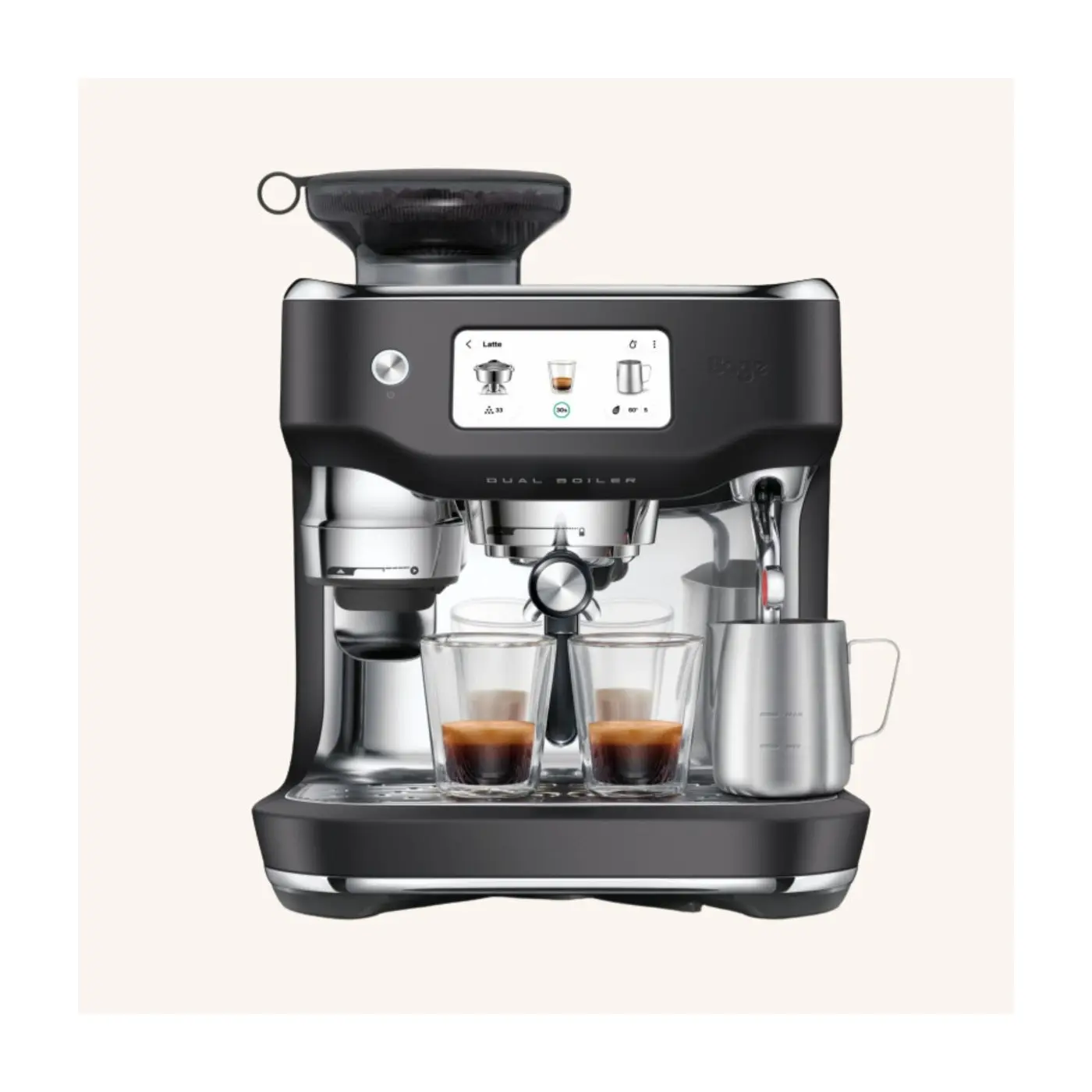 The Oracle Dual Boiler Black Truffle - Automatic espresso machine - Sage | Online Sales