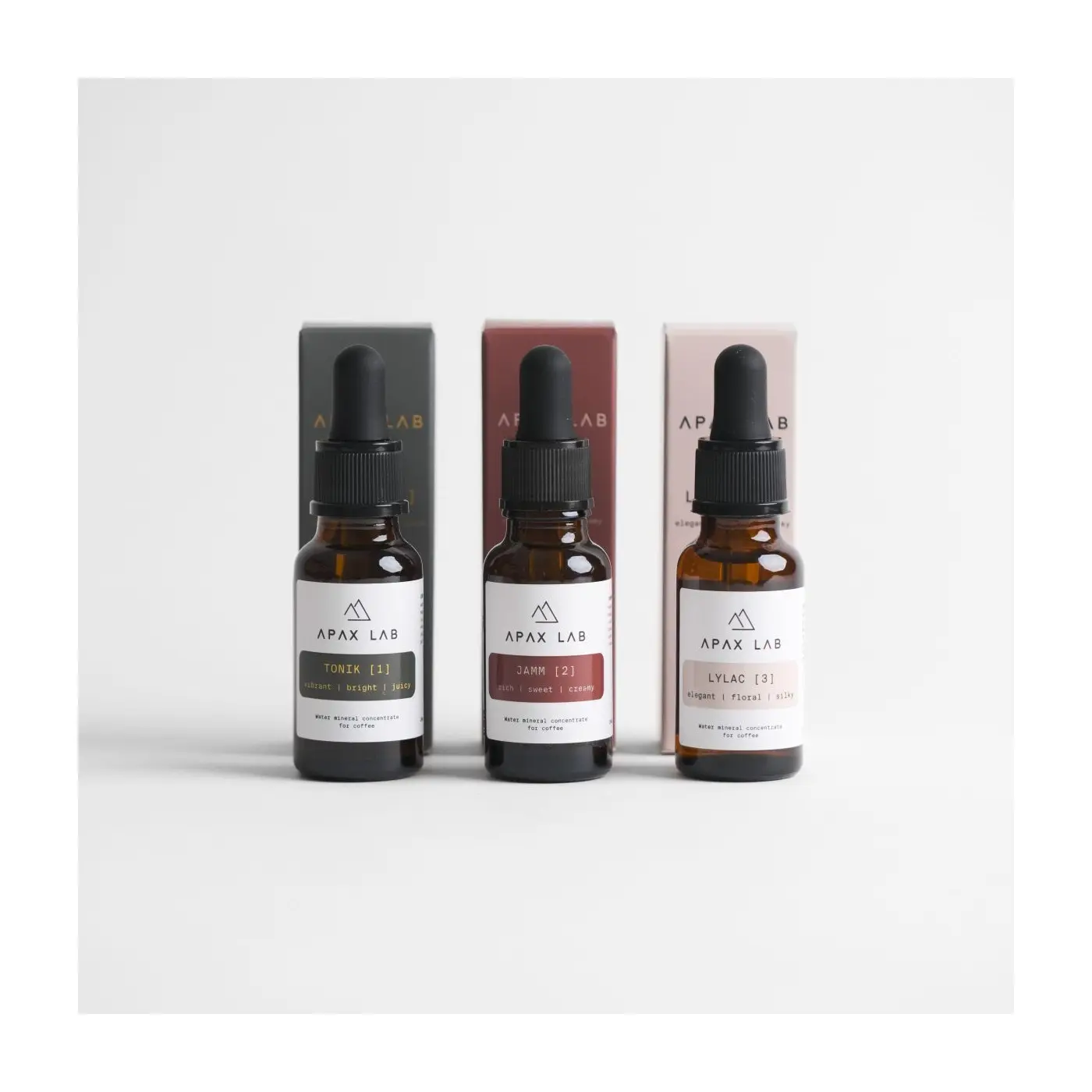 Mineral concentrates - Kit of 3 vials 20mL