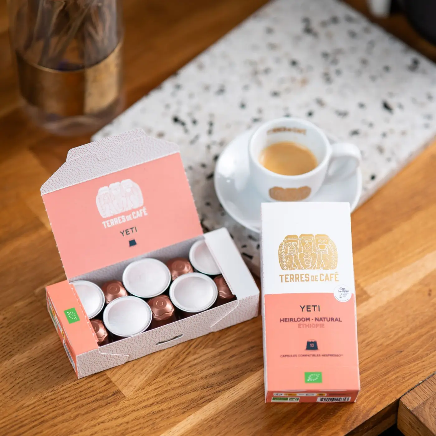 Café de spécialité | Capsules Yeti bio x 10 | Vente en Ligne